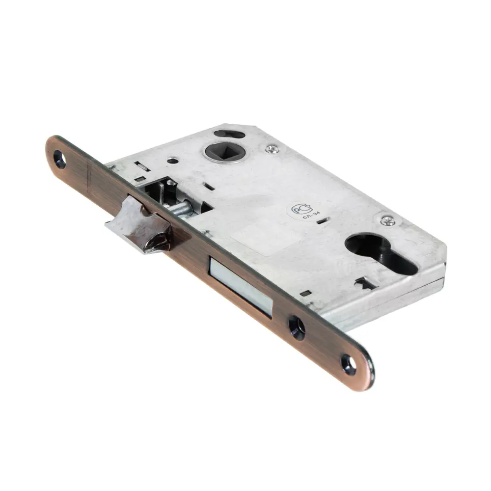 Защелка под цилиндр 5300, цвет старая медь Santreyd STLM-2007406 - Вид №1