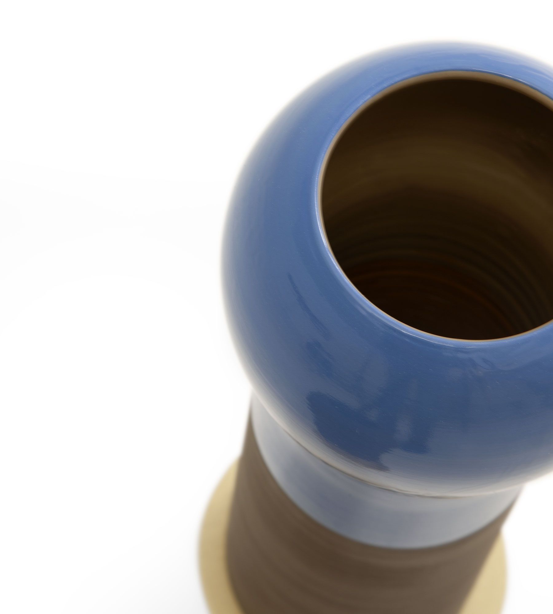 Глиняная ваза ручной работы Morica Design IBISCO JARDIN ARCTIQUE ARCH-00124773 - Вид №8