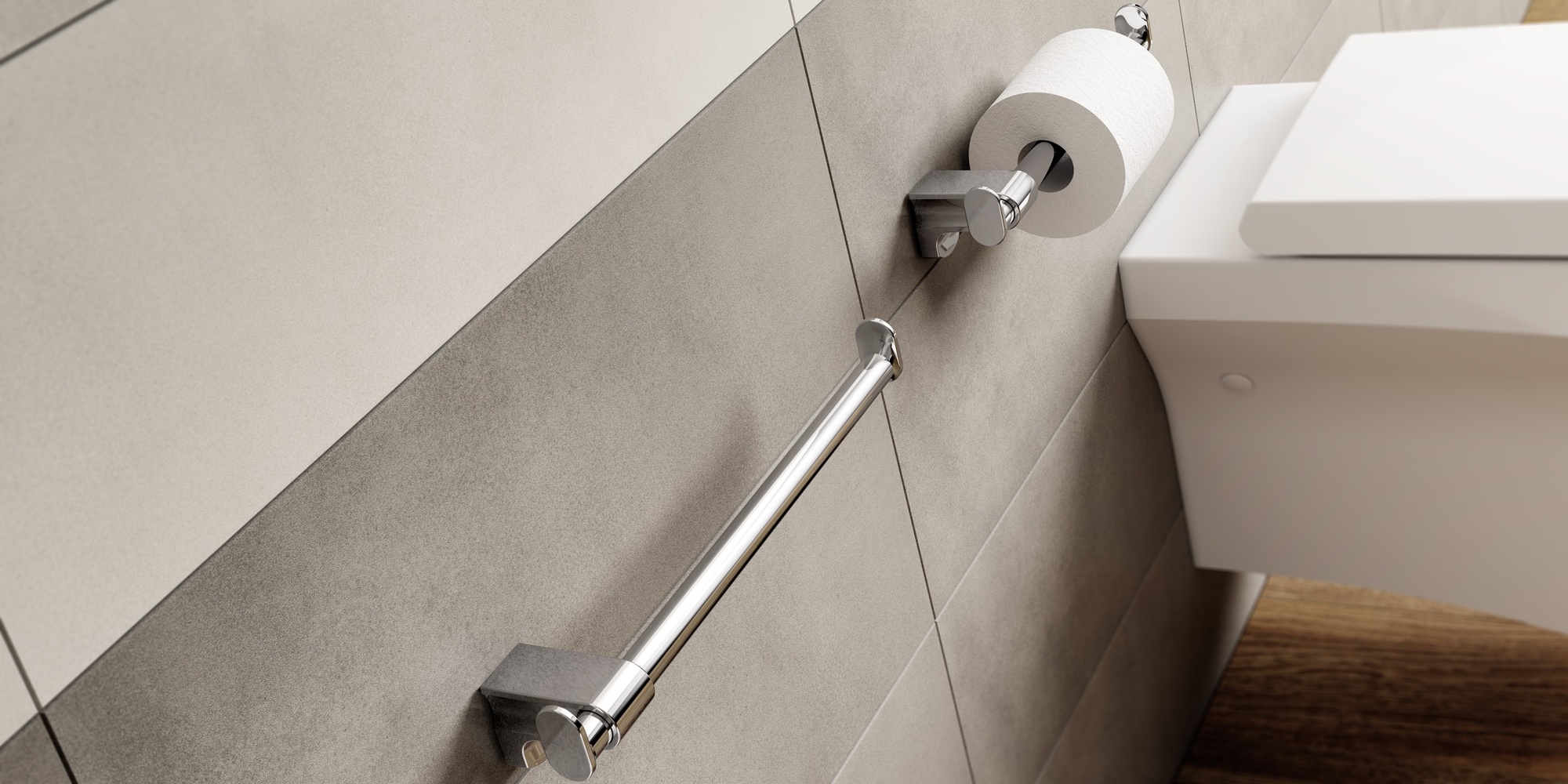 Sonia Держатель туалетной бумаги правый / левый S1 SUIT Хром 161492 - Вид №1