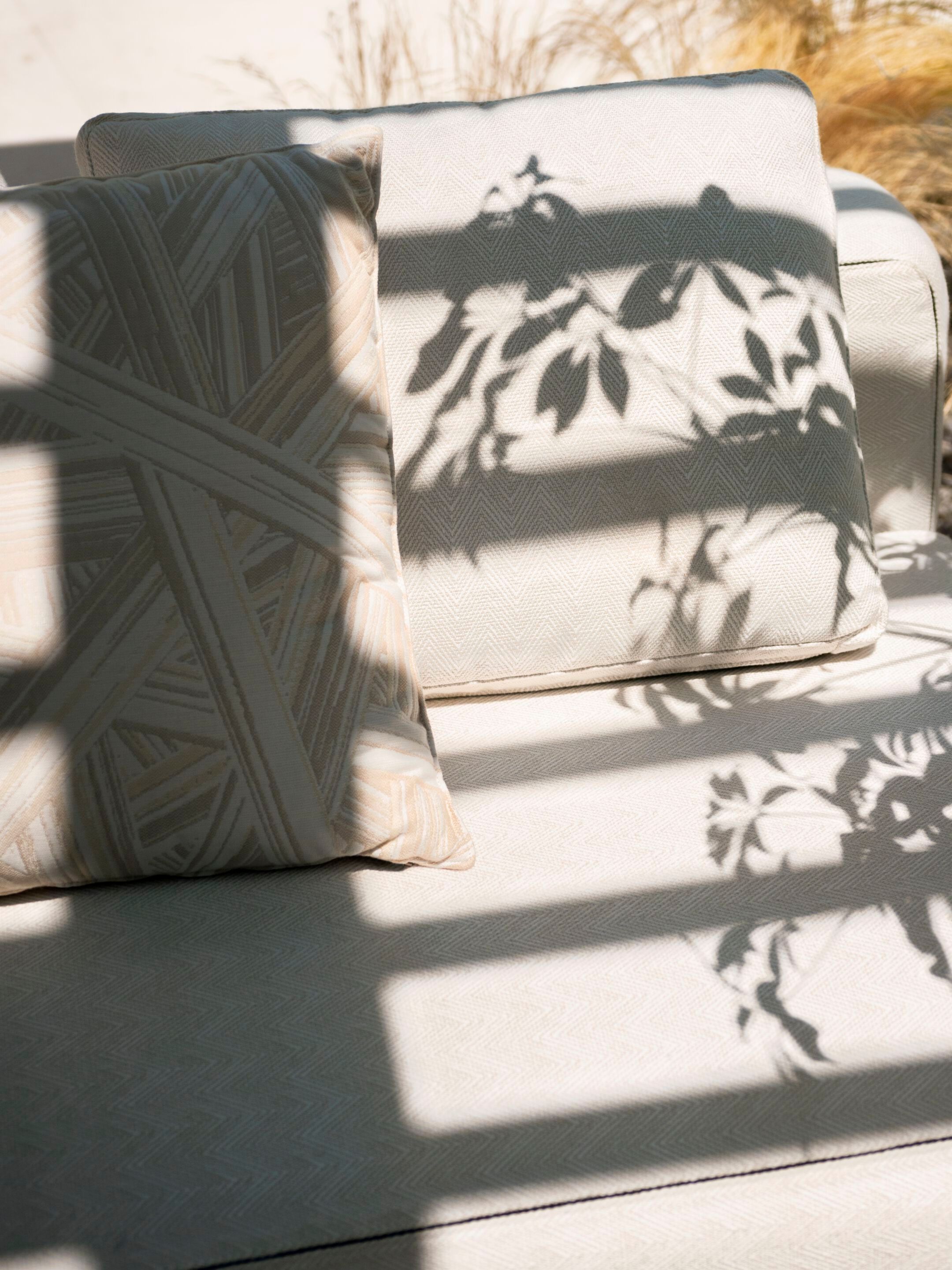 2-местный тканевый садовый диван с полуостровом RODA ARCH-00021254 - Вид №4