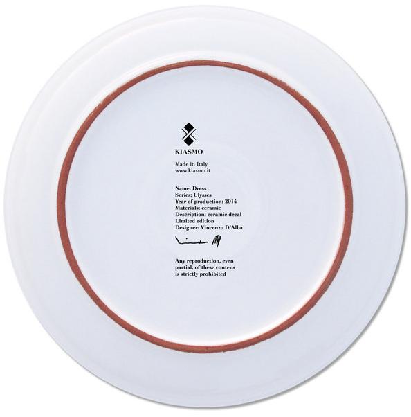 Kiasmo Керамическая тарелка Ulysses 2014kddulyd - Вид №2