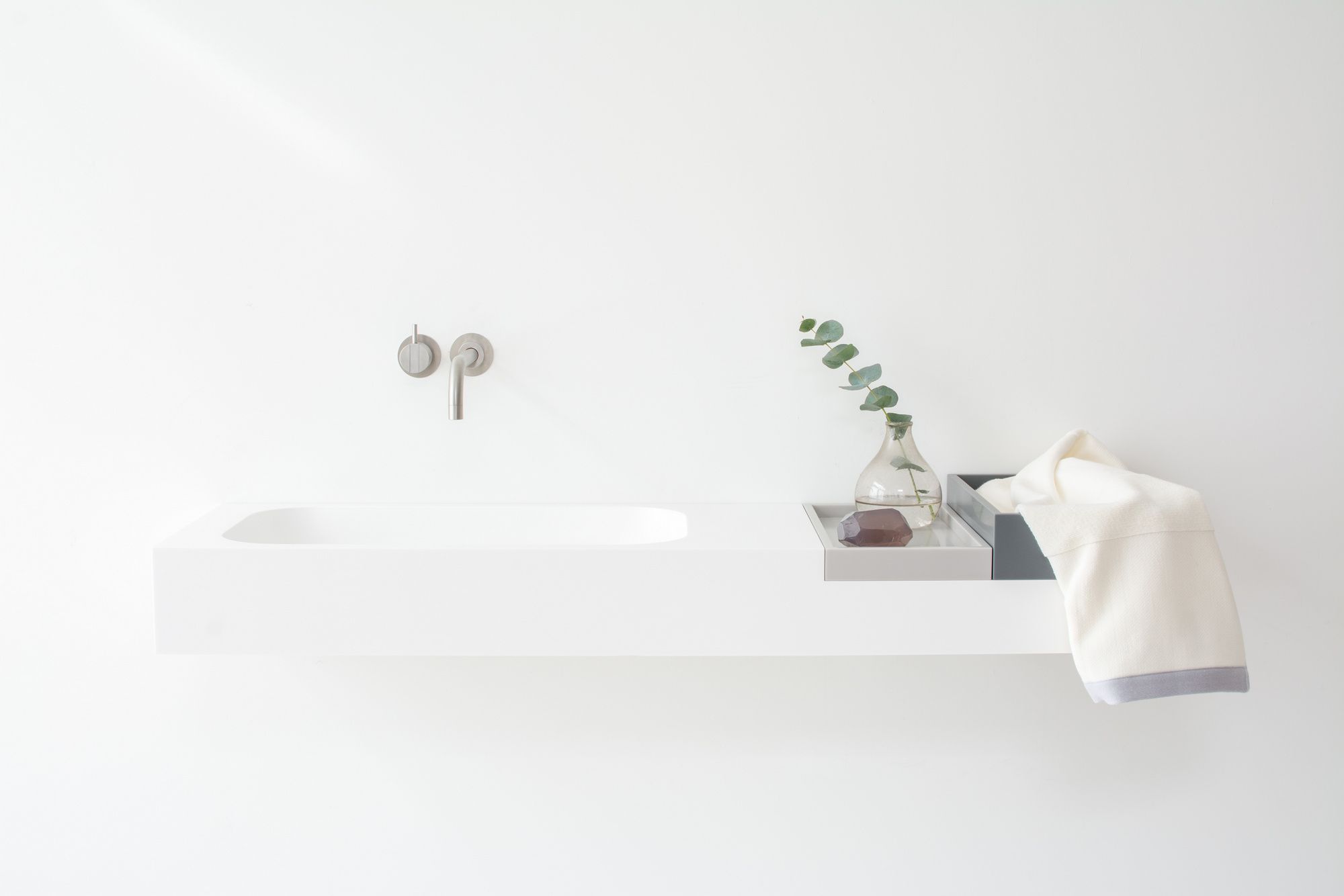Прямоугольный подвесной умывальник в HIMACS Not Only White ARCH-00047505 - Вид №13