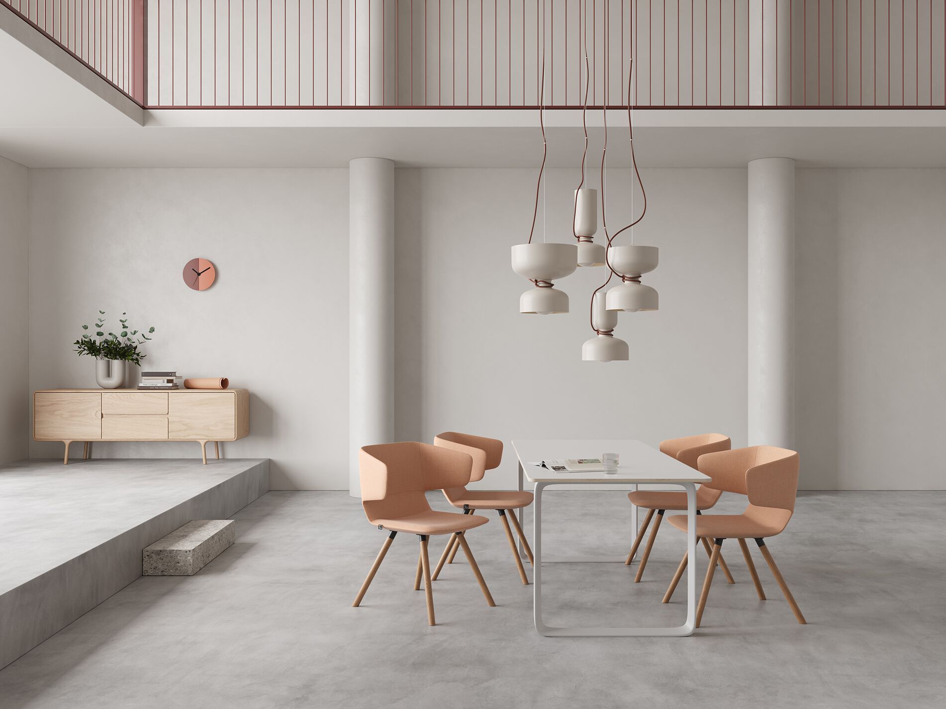 Мягкий стул из ткани LD Seating Flexi P ARCH-00041020 - Вид №2