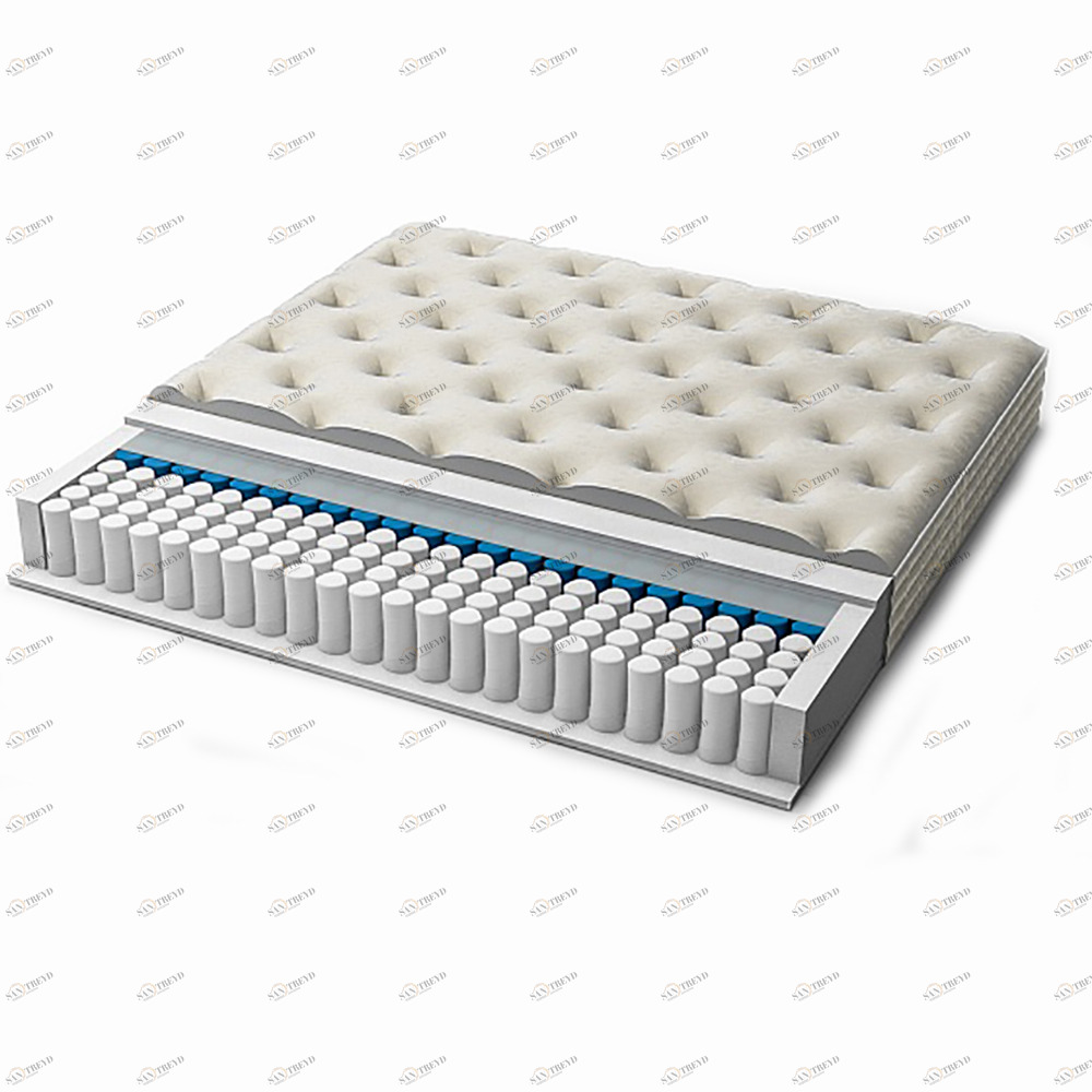 Матрас с независимым пружинным блоком 200x190 Duo Star BELABEDDING  255925 Белый 