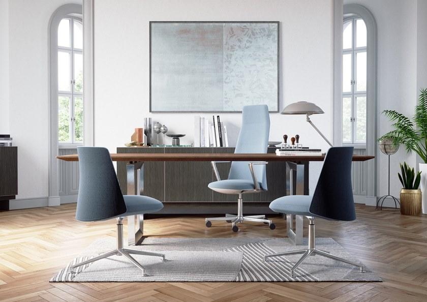 LD Seating Стул для руководителя из ткани на колесиках Melody design 795-fr - Вид №1