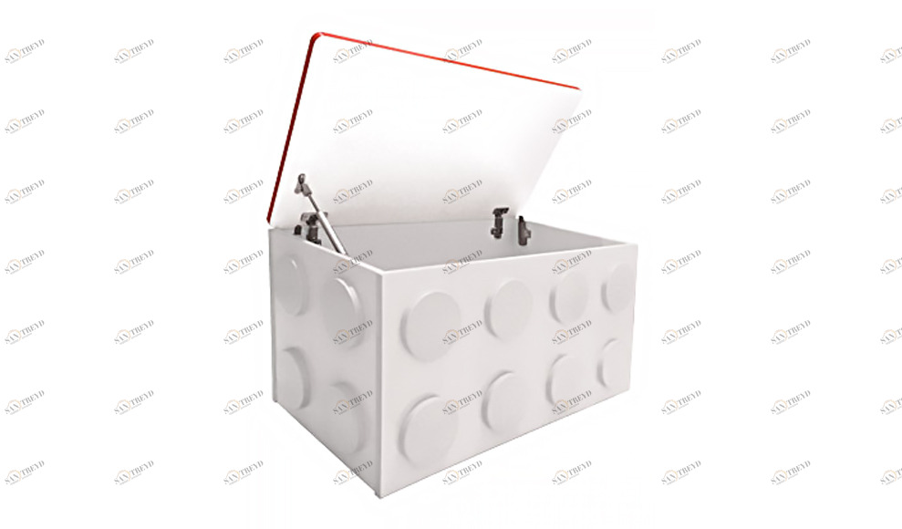 Ящик для игрушек "Леголенд" МАНДАРИН ЛЕГОЛЕНД 179564 Белый Santreyd 