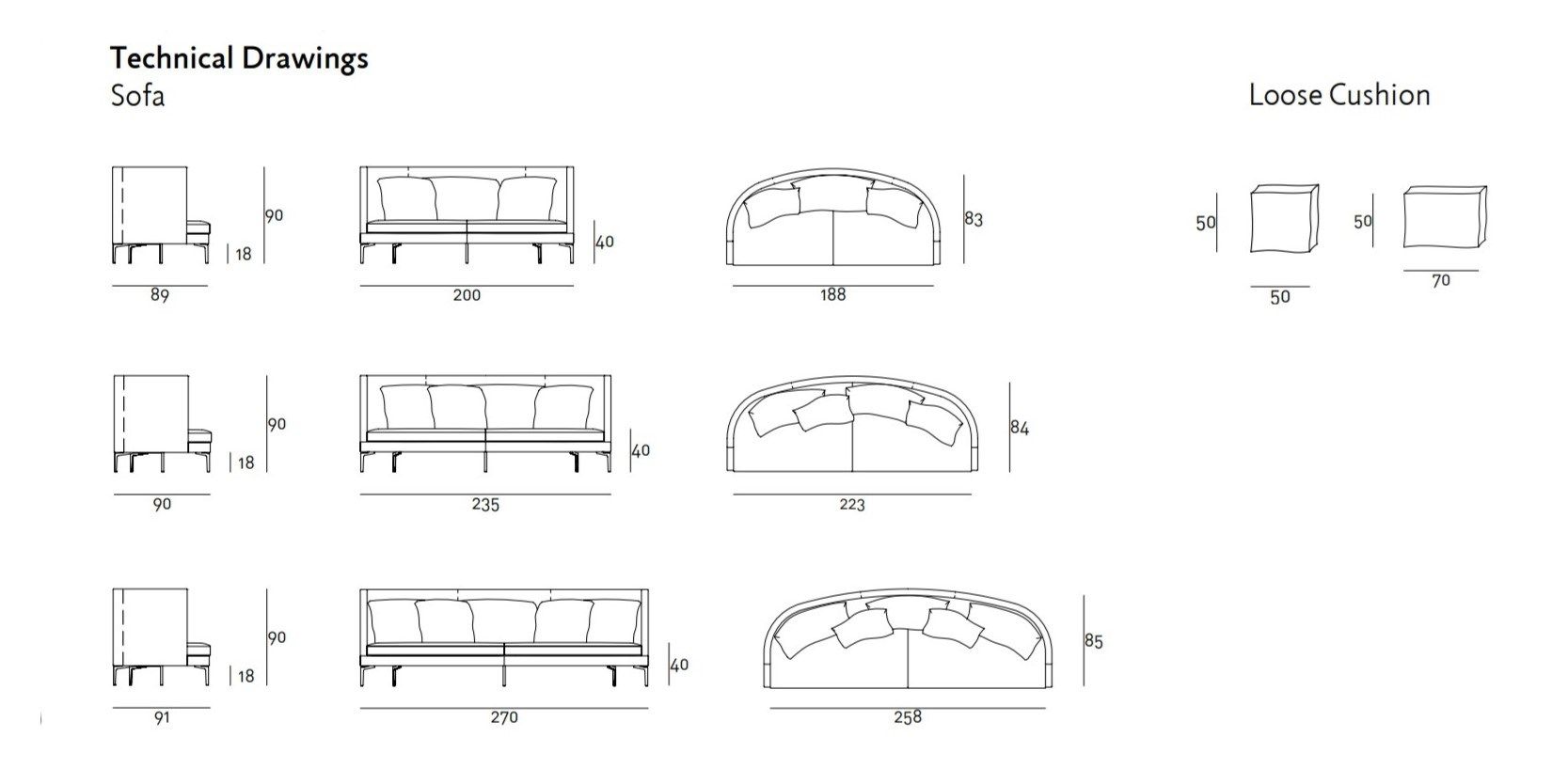 Кожаный диван Living Divani клан ARCH-00077223 - Вид №5