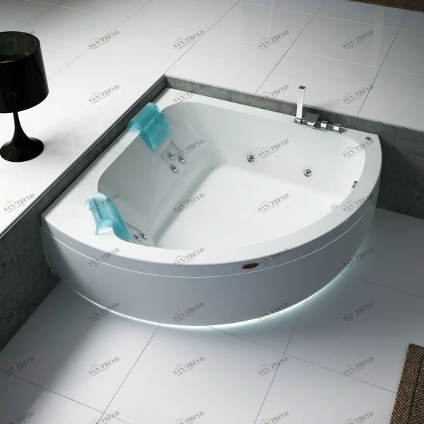Ванна с гидромассажем "HYDRO BASE" Aquasoul Corner 155 угловая 9443-694A Jacuzzi 9443694A
