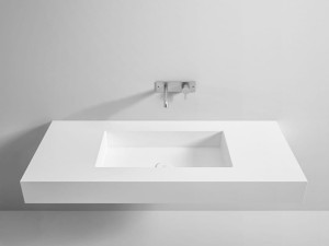 Подвесная раковина Corian® с столешницей