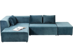 3-местный кожаный угловой диван