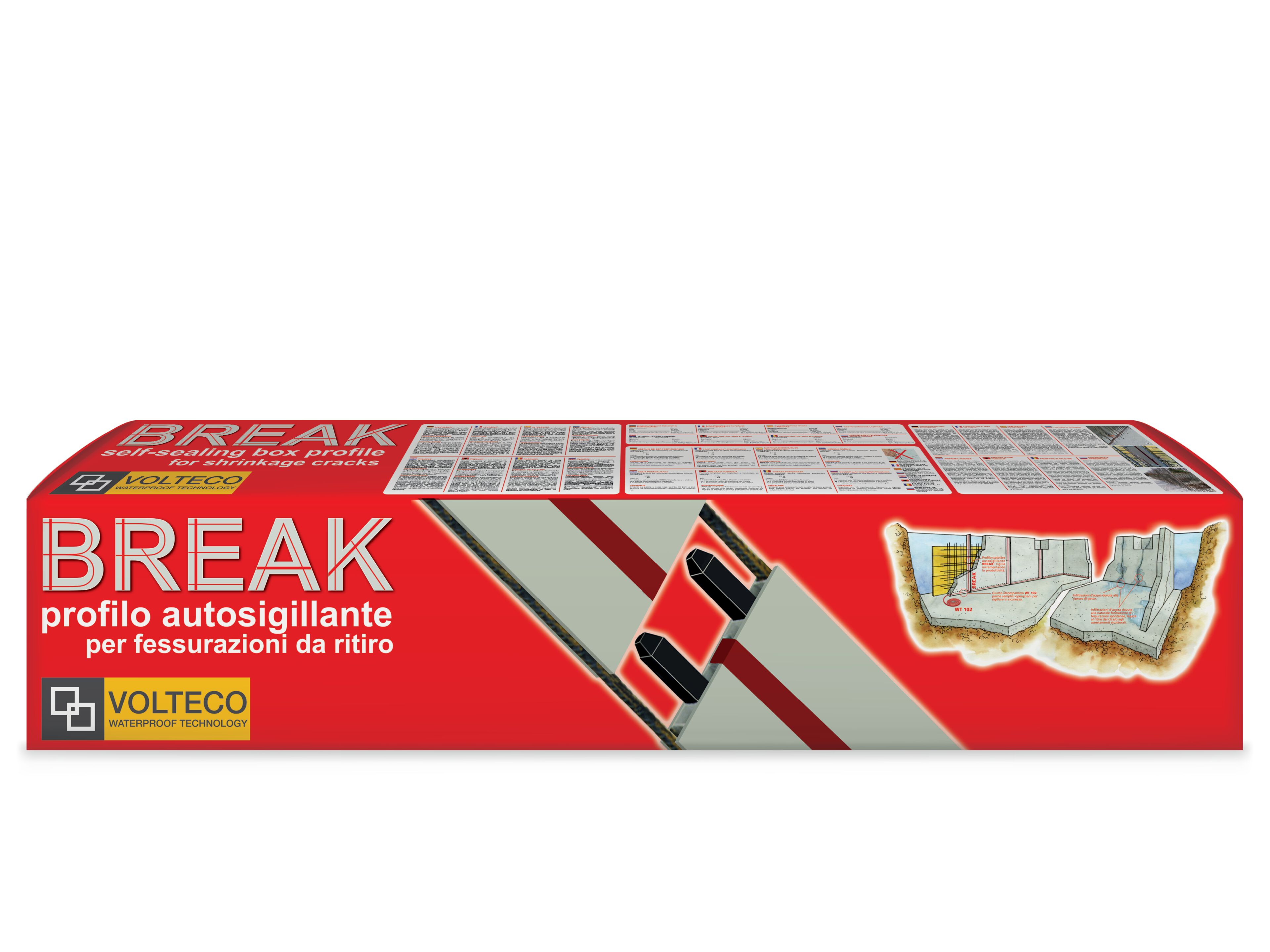 Соединение для растрескивания с гидроэкспансивным уплотнением Volteco Wt System ARCH-00040690