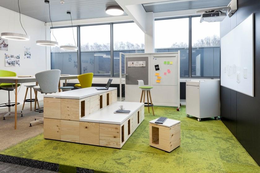 BENE Модульный офисный книжный шкаф Pixel sun-id-1470134 - Вид №4