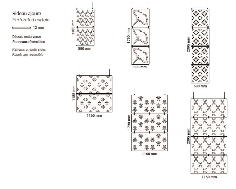Рециркулированный ПЭТ подвесной звукопоглощающий офисный перегородка Manade Swell ARCH-00128371 - Вид №5