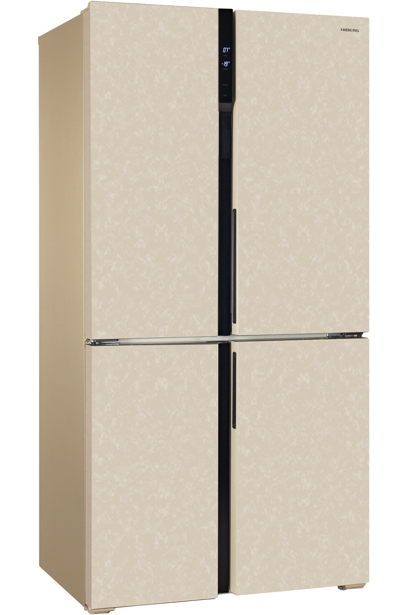 9901137 Холодильник многодверный   HIBERG RFQ-500DX NFYm inverter бежевый STDN-0099016
