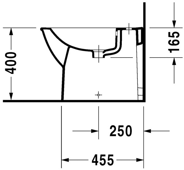 225010..00 Биде напольное Darling New Duravit - Вид №2