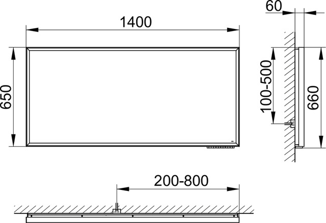 14597172000 Зеркало с подсветкой KEUCO Royal Lumos - Вид №11