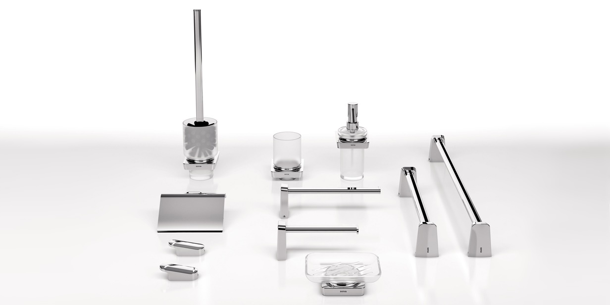 Sonia Полотенцедержатель 900 мм S6-Zen Хром 160969 - Вид №2