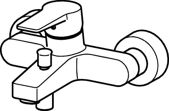 Oras 3840U Cмеситель для ванны и душа 3840U Twista Хром  - Вид №2