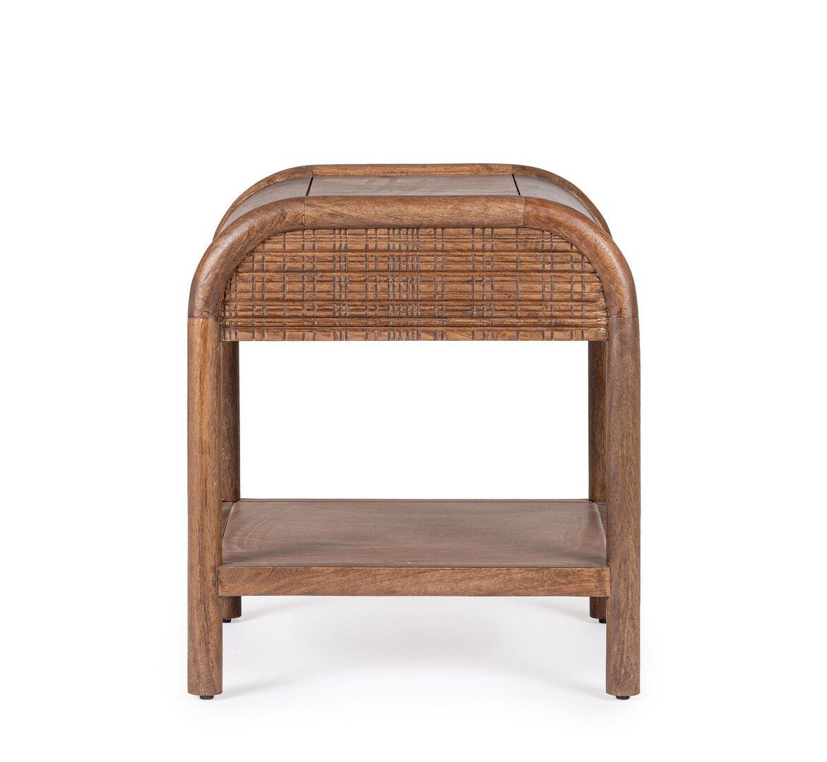 Прямоугольная тумбочка из манго BIZZOTTO Sanat ARCH-00121325 - Вид №1