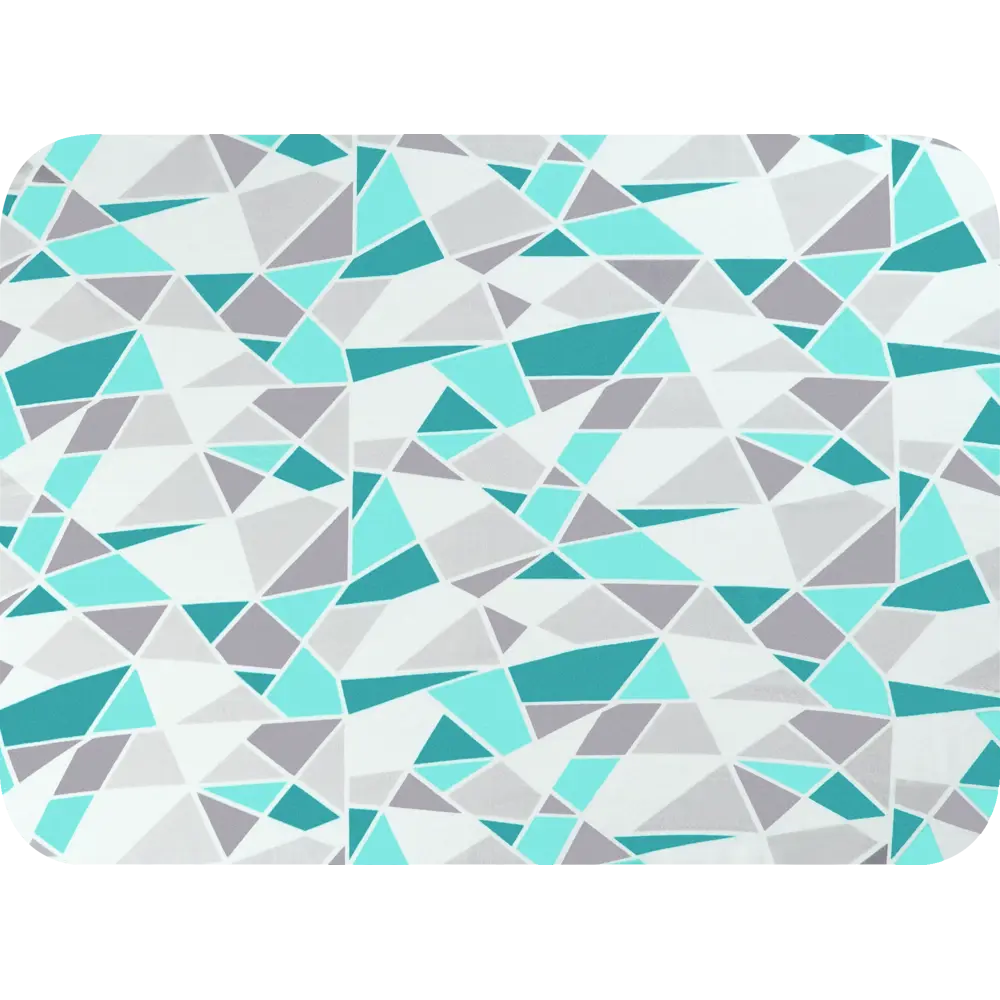 Плед Mirror 130x170 см флис цвет бирюза Ardenza Капсульная STLM-2117931 - Вид №2