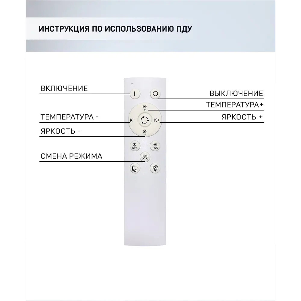 Светильник настенно-потолочный светодиодный влагозащищенный 48019.50.90.77CL 25 м² регулируемая яркость света цвет белый СЕМЬ ОГНЕЙ STLM-2095850 - Вид №9