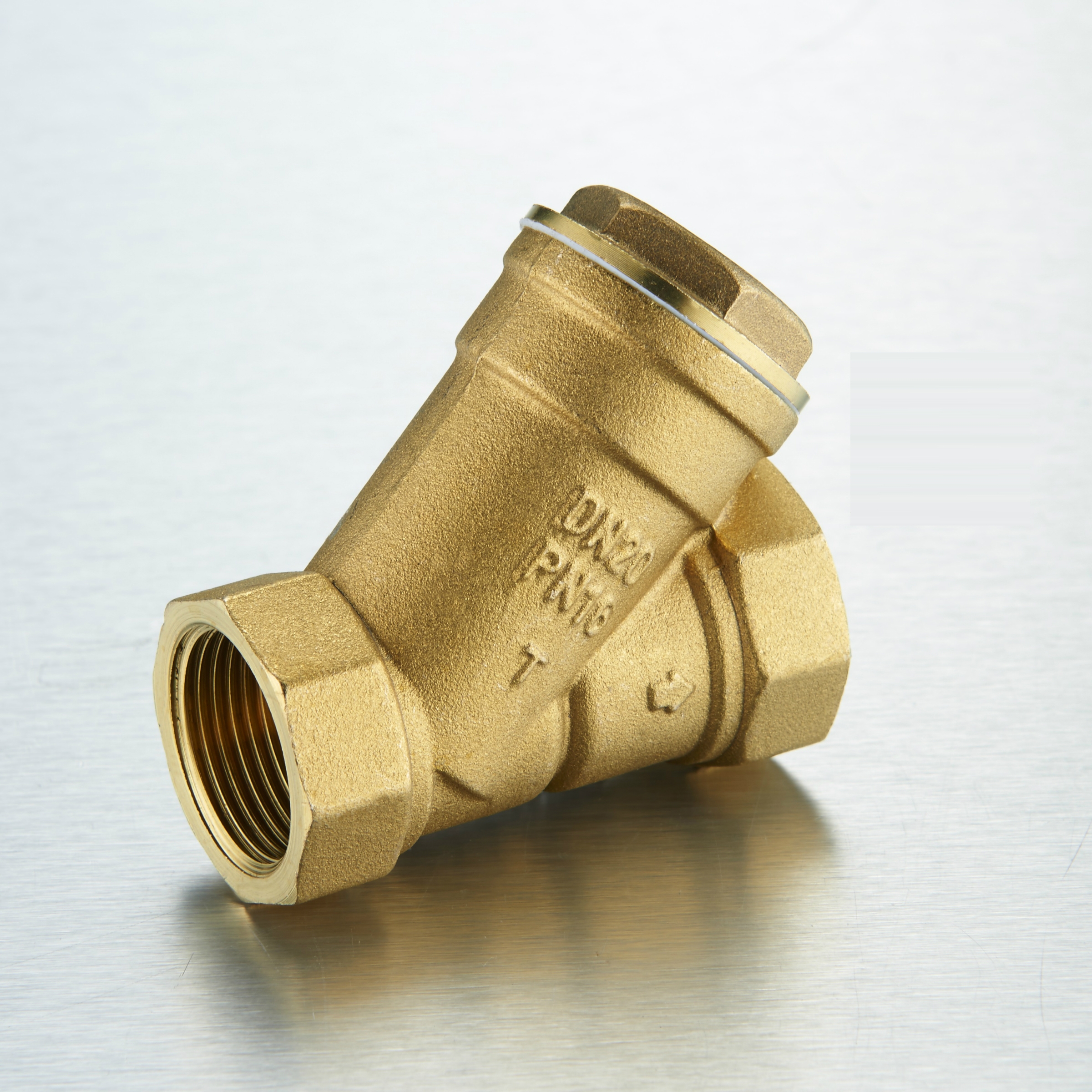 4010 Фильтр косой сетчатый грубой очистки в/в 3/4", латунь LAB.Space  - Вид №2