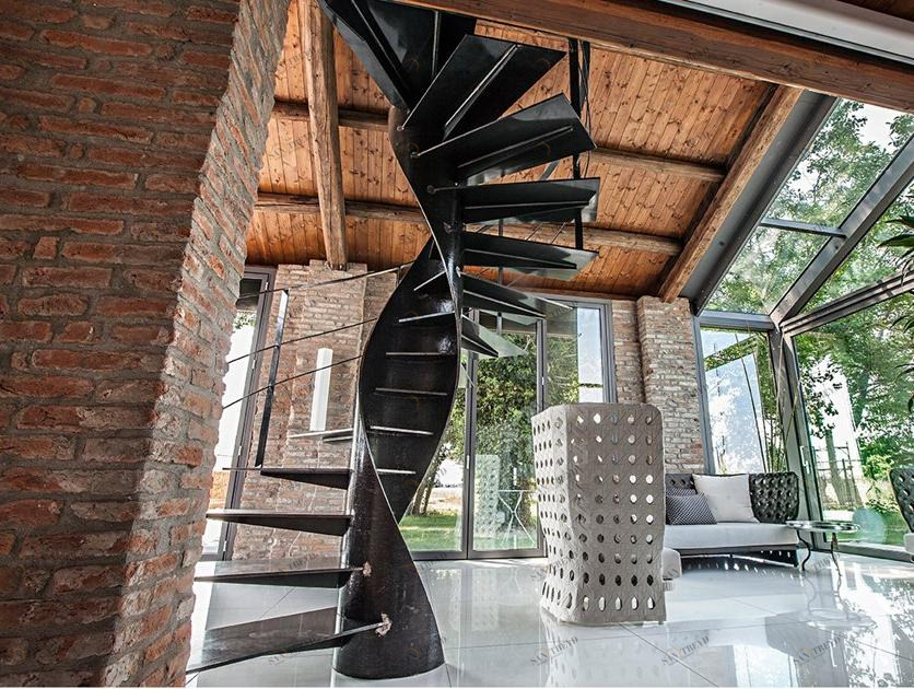 Officine Sandrini Металлическая винтовая лестница sun-id-1447826