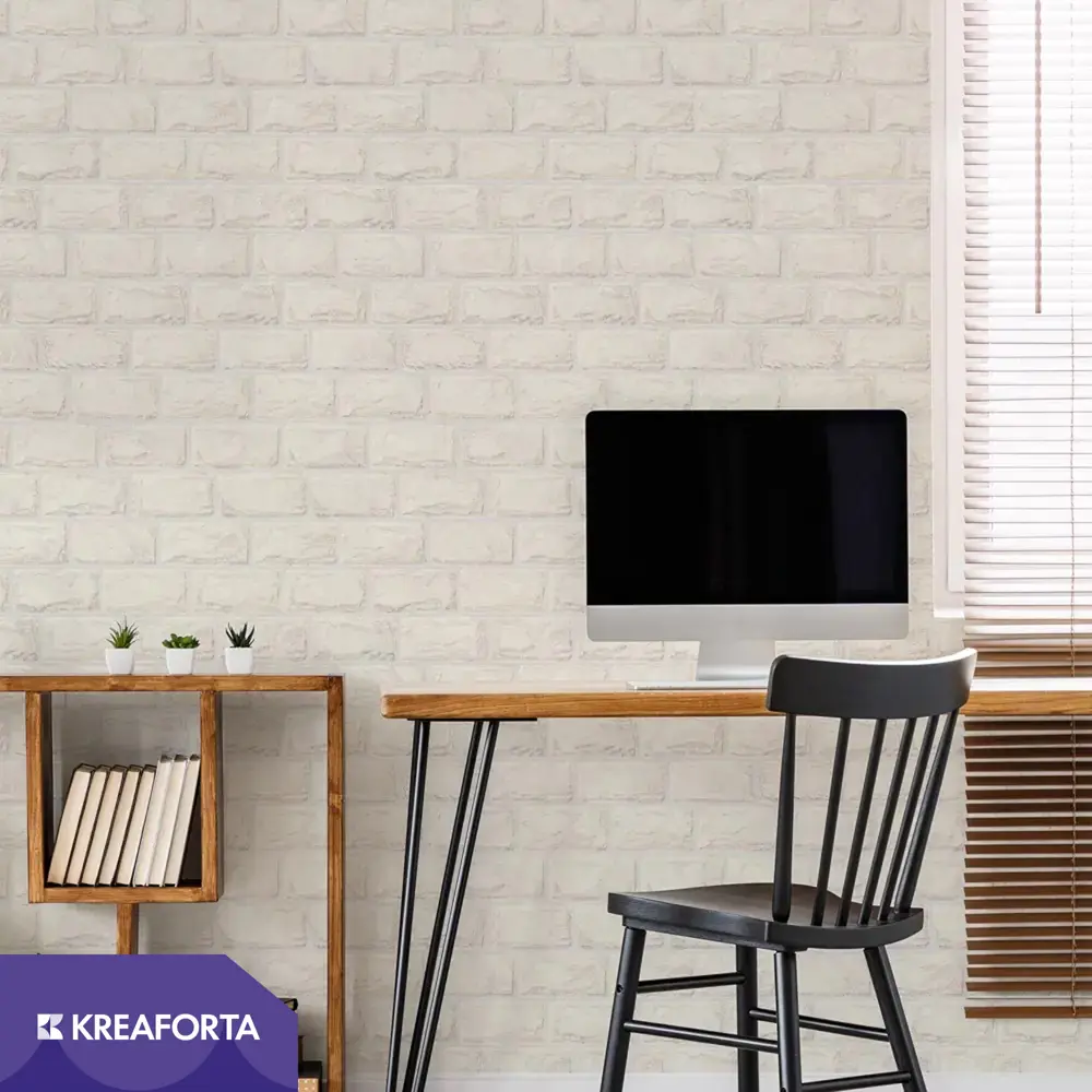 Обои флизелиновые Kreaforta Brice белые 1.06 м PL72507-28 STLM-2128037 - Вид №2