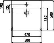 NX256-00CB00E-NA00 Раковина NX256.T круги ЗОЛОТО Creavit  - Вид №1