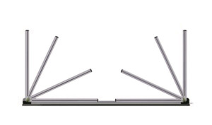 Прямоугольный складной стол