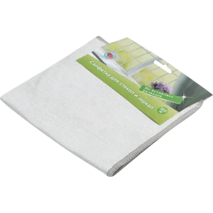 Салфетка для стёкол и зеркал 35х35 см микрофибра 18177373 STLM-2127833