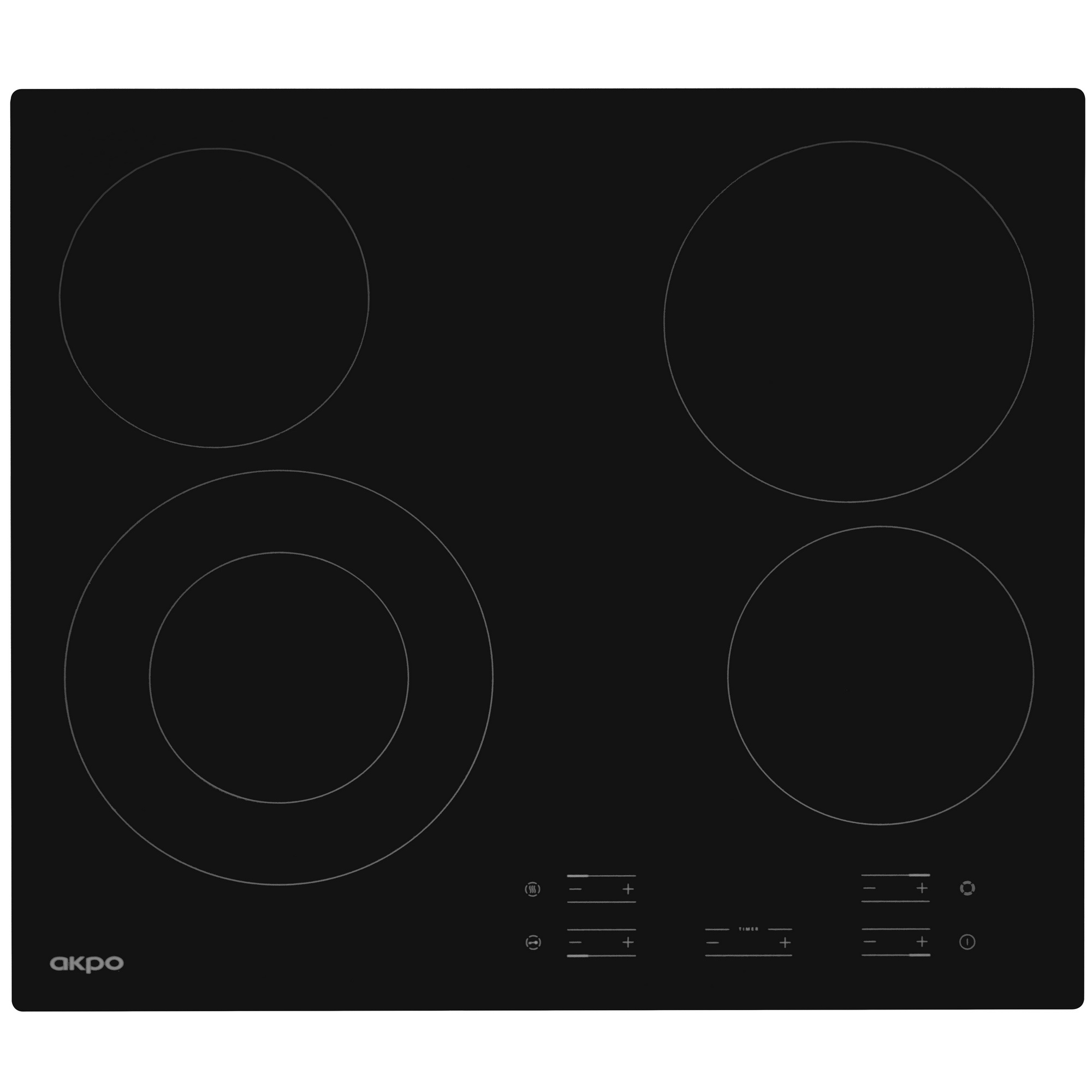 5075434 Электрическая варочная поверхность Akpo PKA 609115K BL STDN-0150578