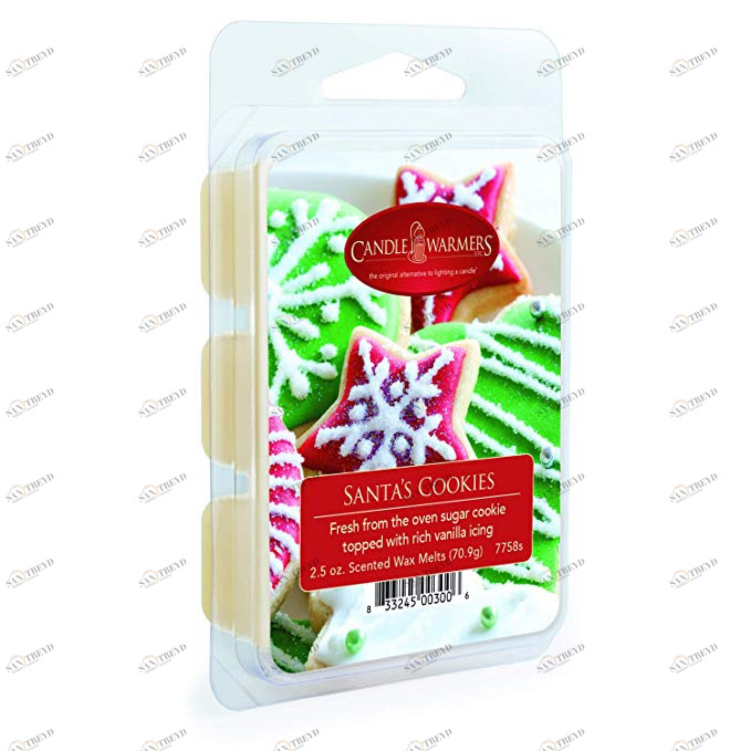 Ароматический воск 75гр. "Печенья для Санты" Santa's Cookies CANDLE WARMERS  268194 Зеленый 