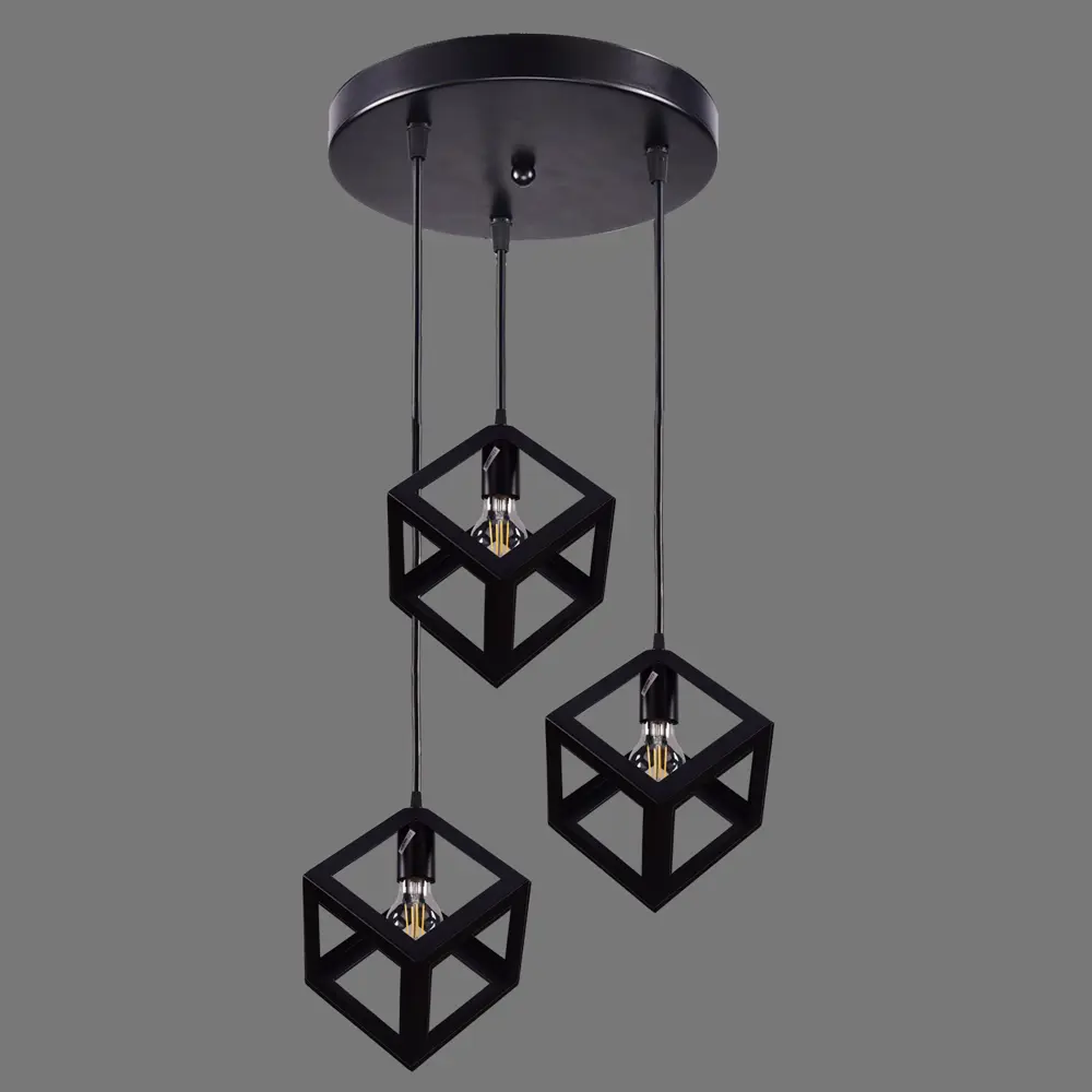 Люстра РОССВЕТ Лаватера - элегантное черное освещение для современного интерьера 89426683 STLM-1572041 - Вид №1