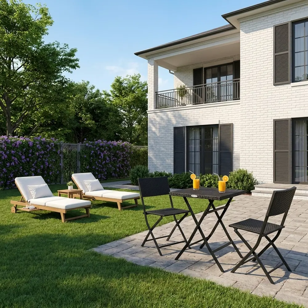 Набор садовой мебели для обеда Rattan пластик Santreyd STLM-2097168 - Вид №5