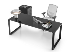 Стол / Стол для совещаний со стеклянной столешницей