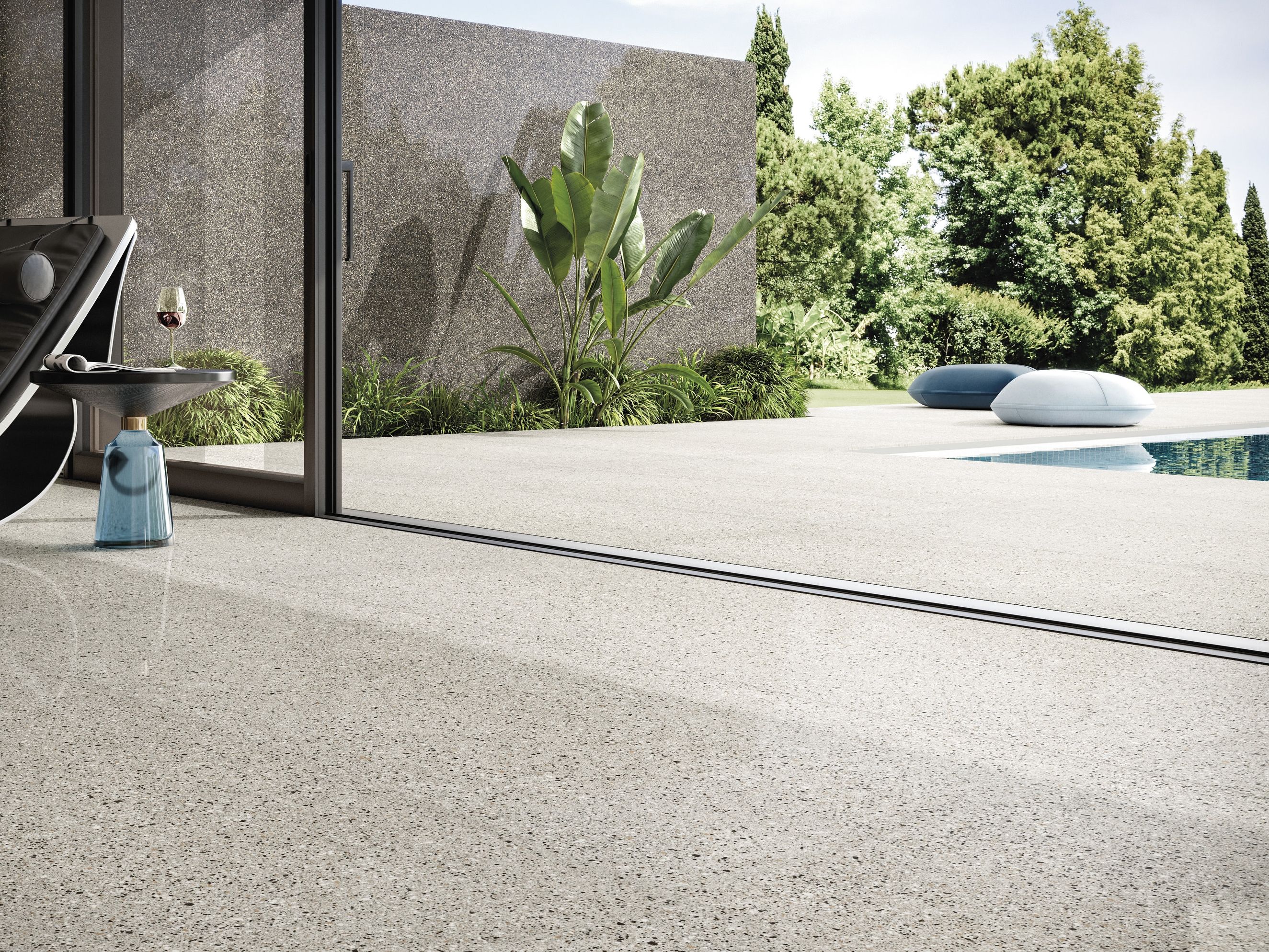 Пол / облицовка керамогранита с эффектом гранита для внутреннего и наружного применения FMG Palladio ARCH-00013677