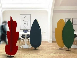 Slalom Отдельно стоящая звукопоглощающая перегородка для офиса Felt