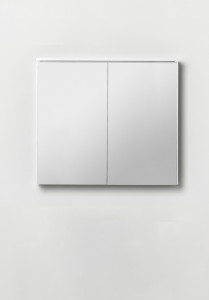 1590710 Шкаф Кромкого Зеркала 800 Белый Hafa  Белый