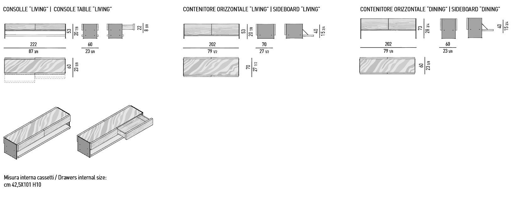 Шкаф с ящиками Minotti Carson ARCH-00140551 - Вид №5