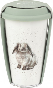 10613391 Royal Worcester Термокружка Royal Worcester "Забавная фауна","Кролик" 310мл Фарфор костяной