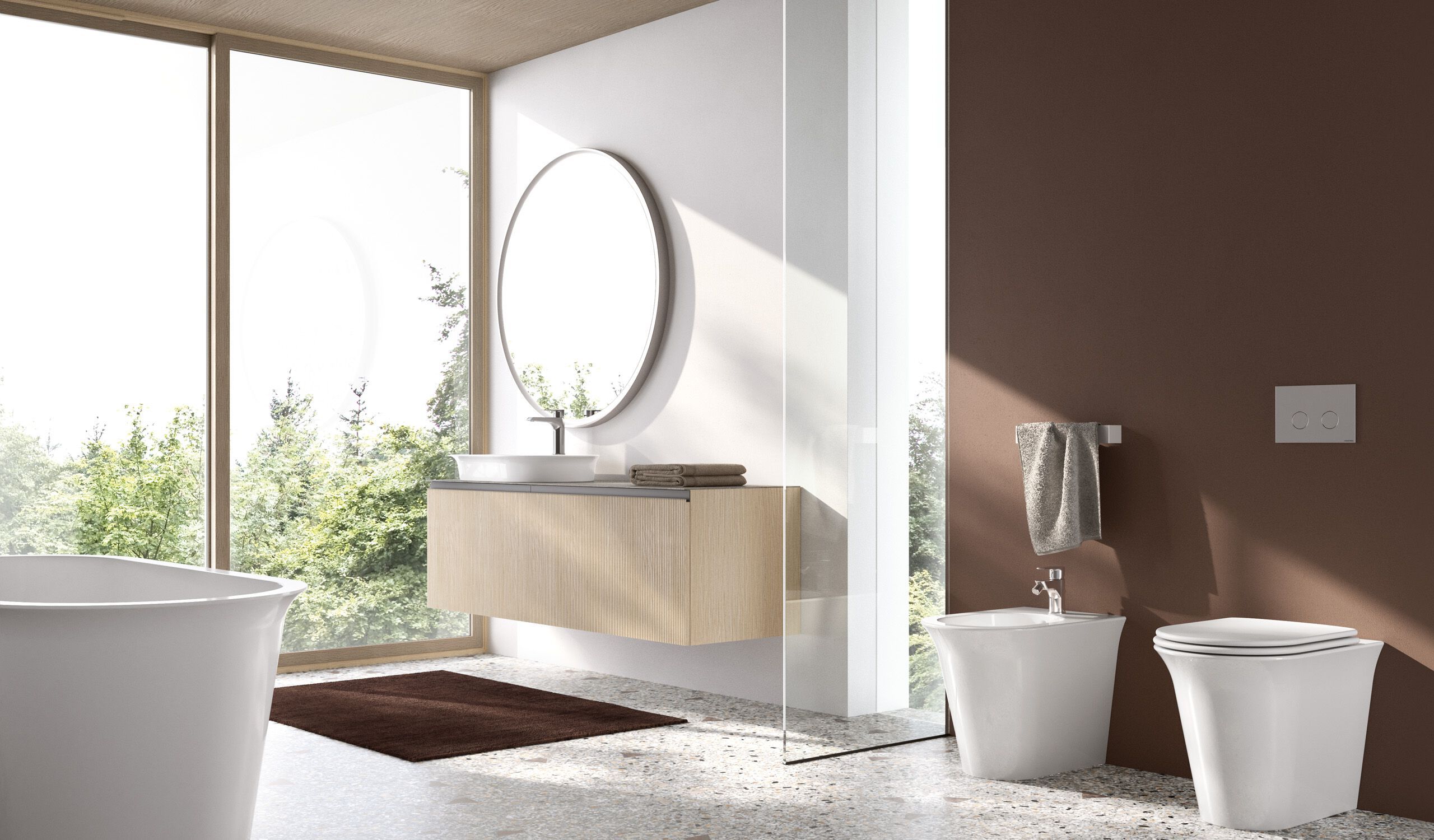 Керамическая овальная столешница Gruppo Geromin Avigo ARCH-00101320 - Вид №2