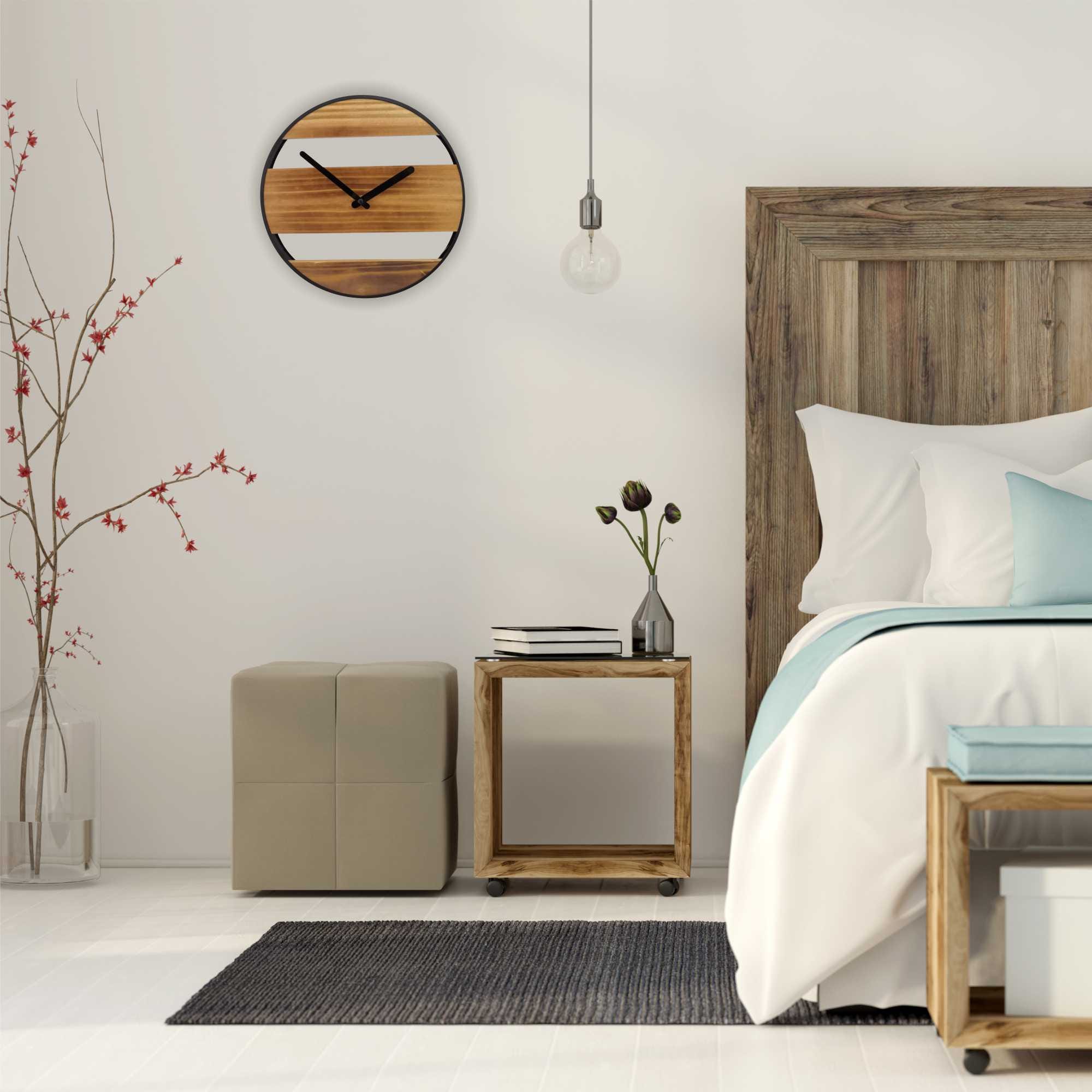 82902875 Часы настенные Apeyron ML200-929 ø30 см металл/дерево Декор Santreyd  - Вид №5