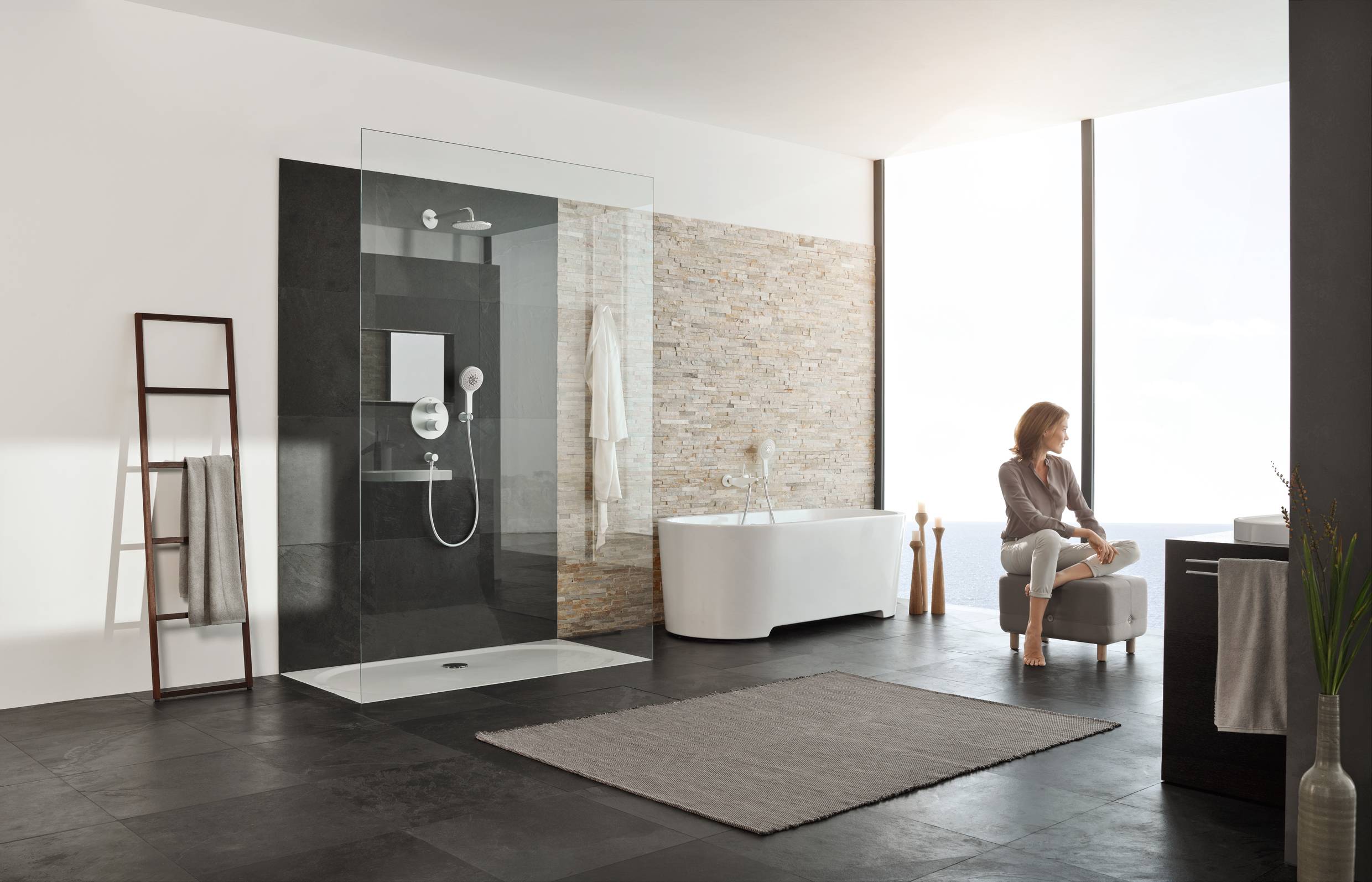 Смеситель для ванны GROHE Eurodisc Joy, белая луна (23431LS0) - Вид №3