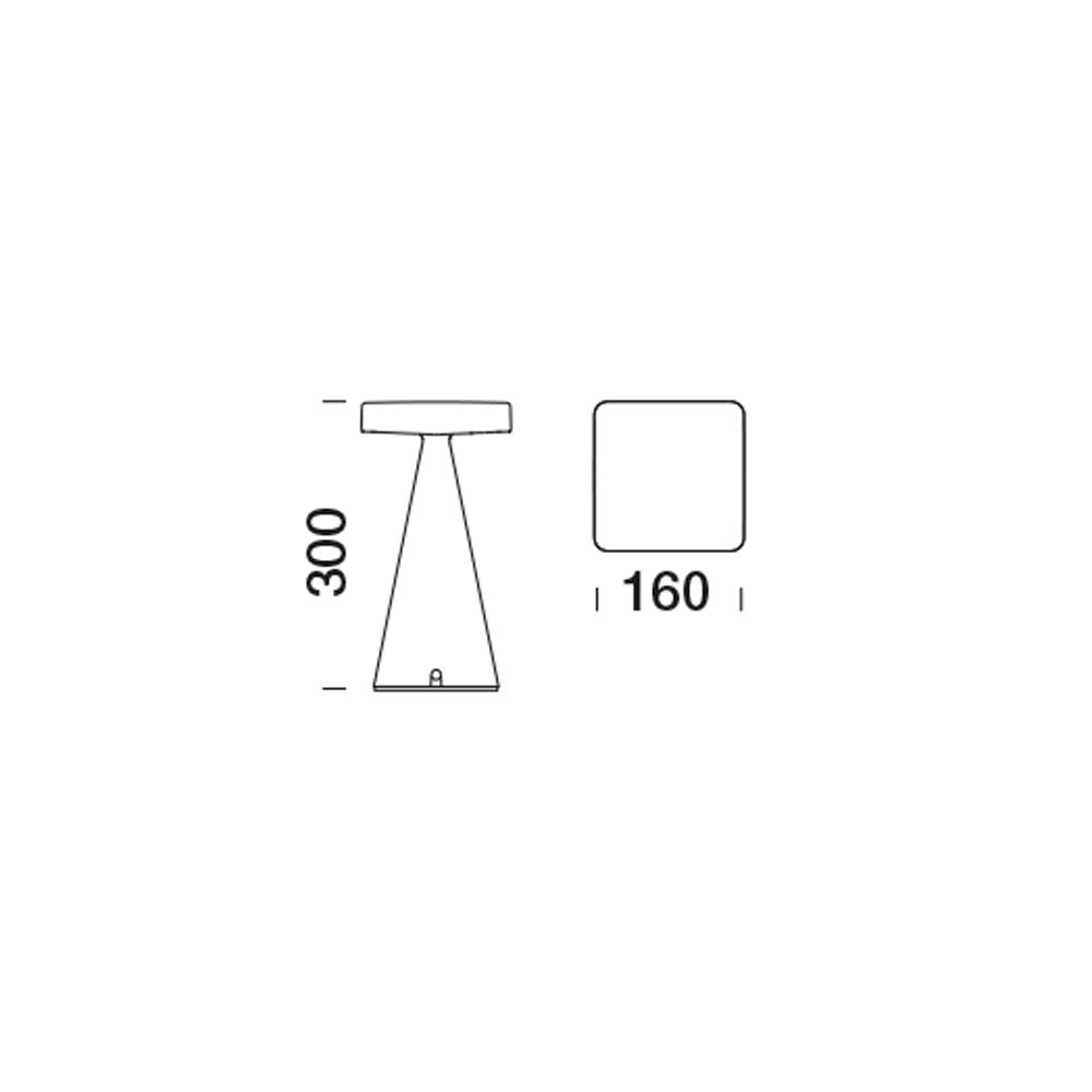 1640519 Мобильный светильник Platek BLEND Paletto  BLEND H. 300 mm - 8 LED 3000K diffuse  - Вид №16