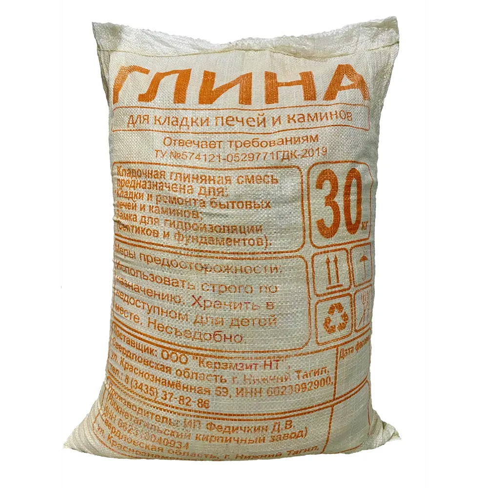 Глина печная 30 кг Santreyd Не применимо STLM-2161698