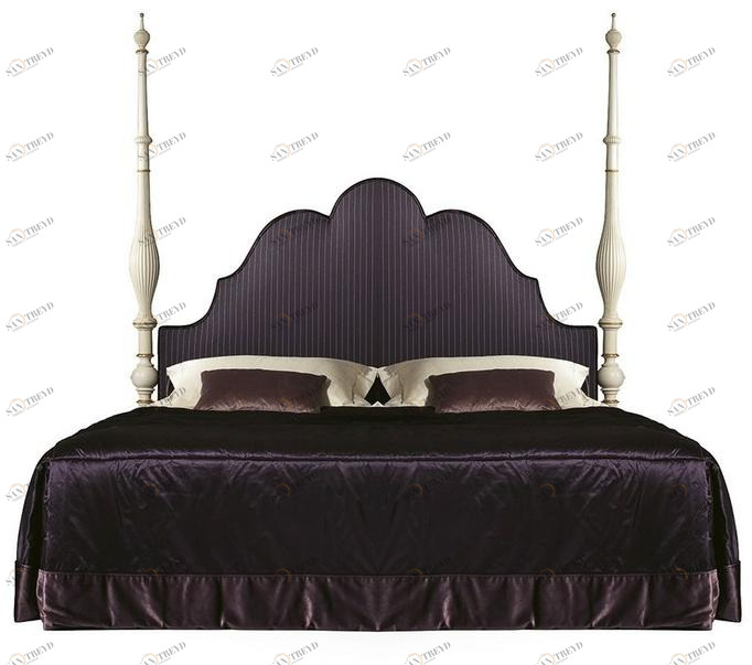 OAK Кровать с лакированными колоннами Galleria sun-id-1437551