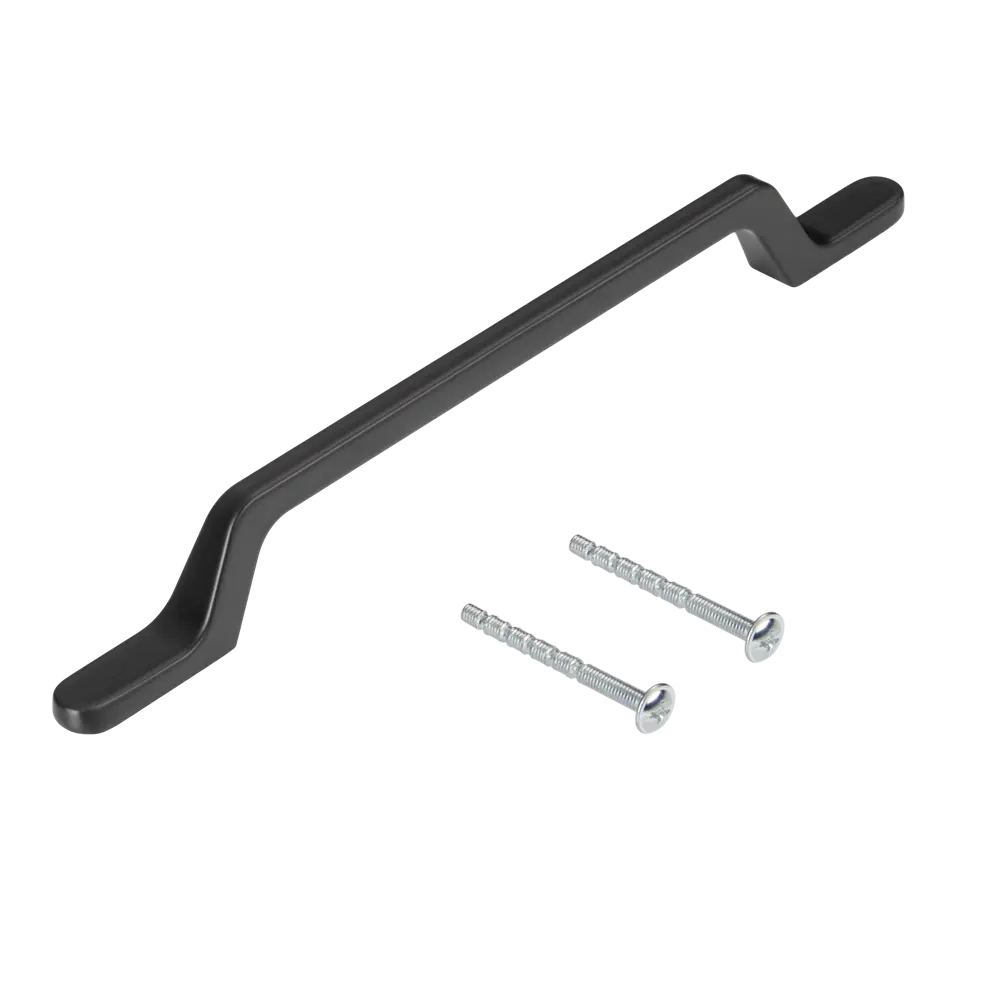 Мебельная ручка-скоба KONSENSA Илим 160 мм черная матовая STLM-2061971