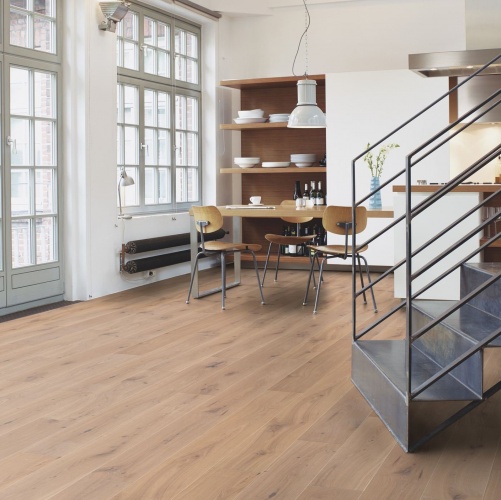 Массивная доска Boen Solid Plank Traditional Белый 162 Live Natural Дуб Рустик (Гладкая) 800-2220х162 мм EICB4MWD - Вид №12