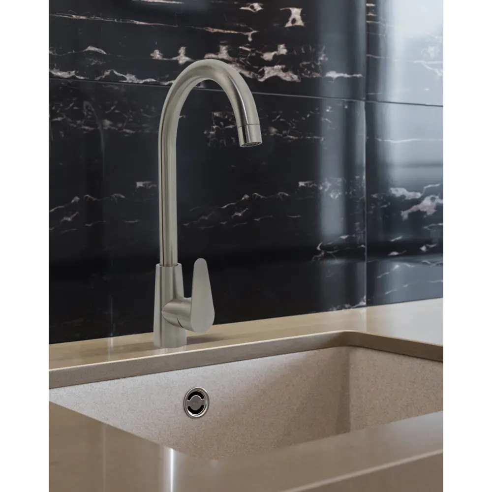 Смеситель для кухни Konsensa 2G-KS8001 общая высота 36.5 см цвет никель STLM-2192692 - Вид №5